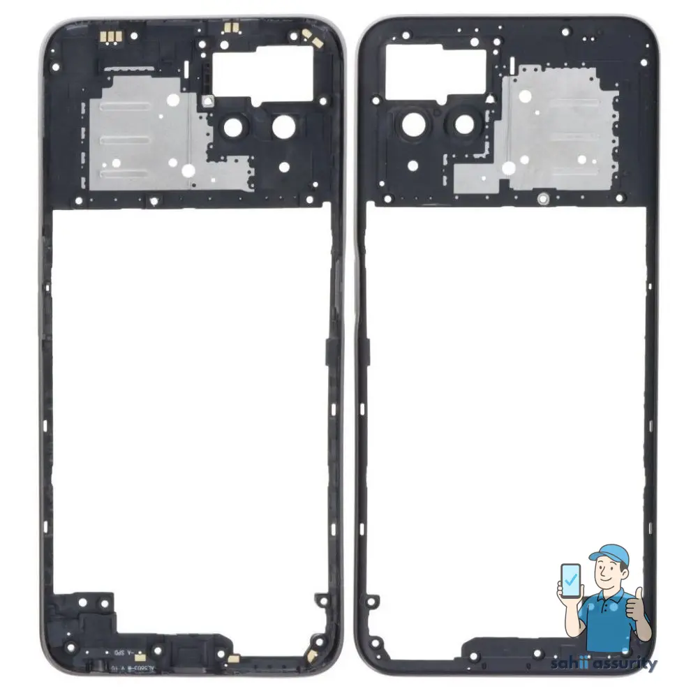 Middle Frame Ring Only for Realme 8i Black